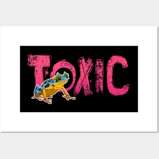 Toxic Frog (Pink) Posters and Art